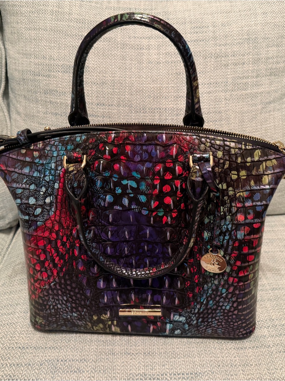 Brahmin Duxbury Satchel Leather Bag